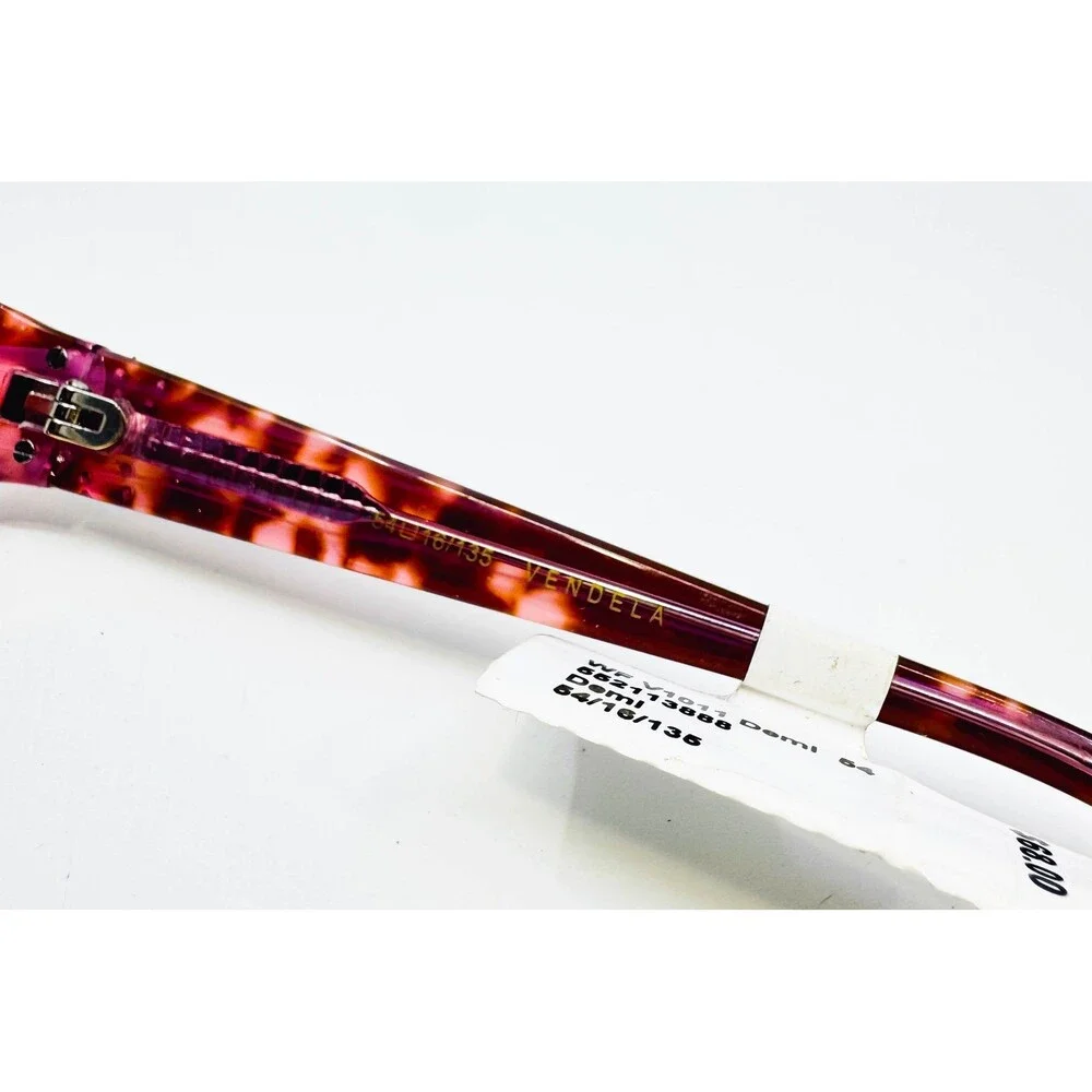 Vendela Eyeglass Frames Womens Pink Tortoise Rhinestone 54-16-135
